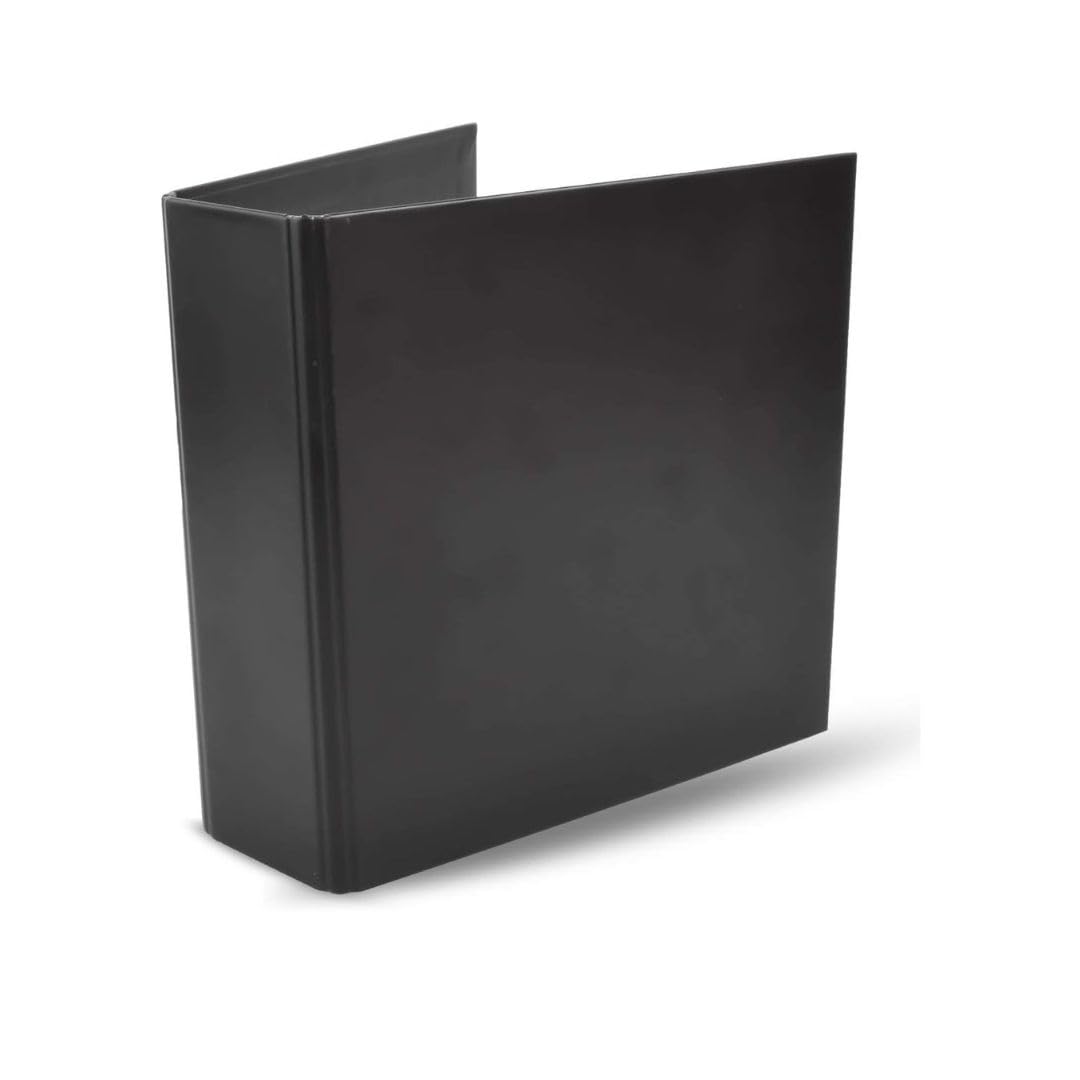 TARIFOLD 2-Ring Binder for DVD Storage, CD Storage, and Blu-ray Storage, Black (10284)