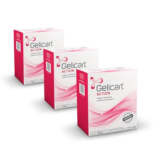 Pack Gelicart Action, Colageno Hidrolizado, 90 sobres con 20g