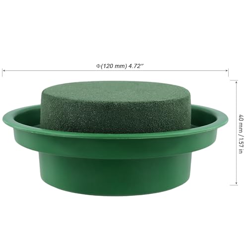 Mousse florale bloc rond pour stabiliser vos fleurs de décoration - 3