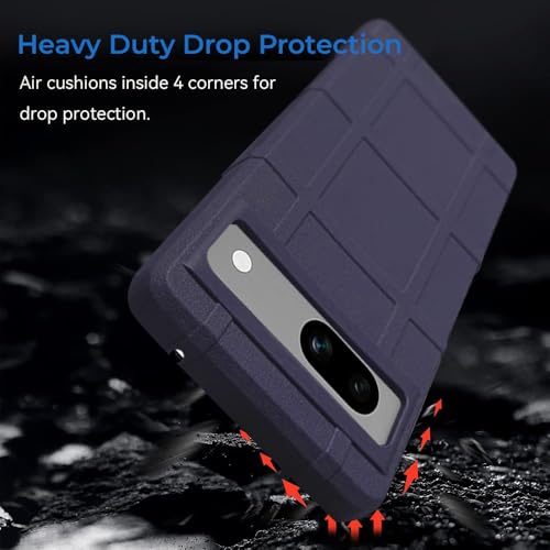 Image of amazon basics Basic Case for Google Pixel 7a 5G (Thermoplastic Polyurethane Blue)