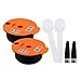 Produktbild Amuzocity 2 Stück Kaffee Kapsel Kaffeekapseln für Tassimo, Nachfüllbare Wiederverwendbarer Kaffeefilter Kaffeepads für Bosch-s Tassimo-Maschinen 180ml