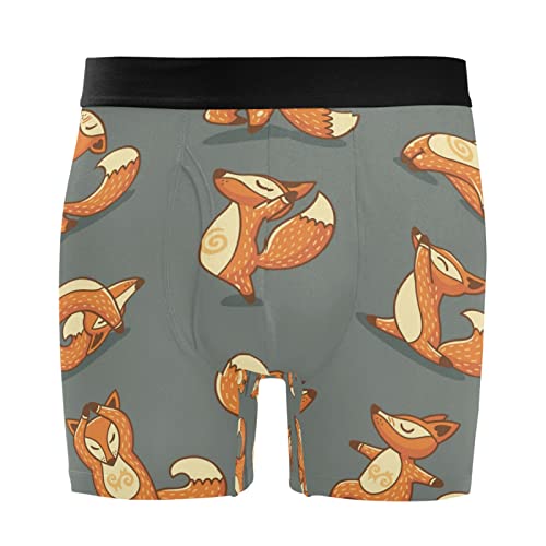 Calzoncillos para hombre cómodos con zorros elásticos para oficina