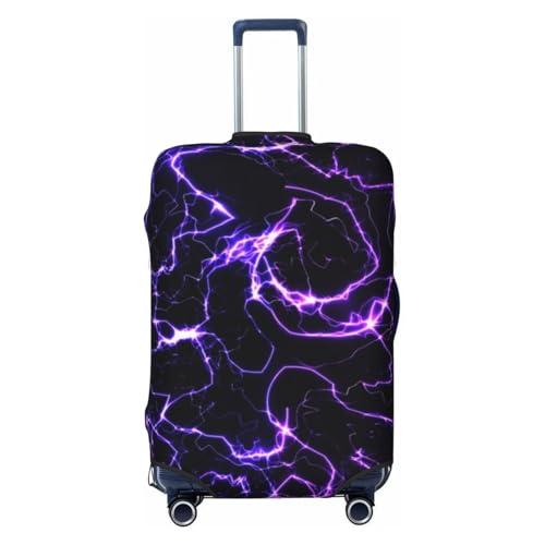 Galaxy Lightning For Travel Luggage Cover Suitcase Protector Fits 18-32 Inch Travel Luggage Protector Elastic Luggage Anti-Scratch Suitcase Cover