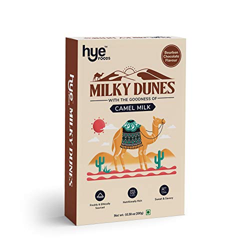 Hye Foods Milky Dunes | Camel Milk Powder | Bourbon Chocolate | 300Gms | 10.58 Oz #TOP13