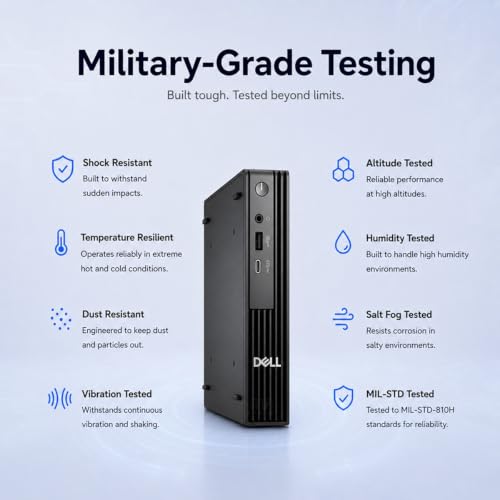 Image of Dell Pro Micro (Next Gen OptiPlex 7020 7000 MFF), Intel 14-Core i5-14500T (> Ultra 5 135U), 16GB DDR5, 512GB SSD, QCM1250 Mini Tiny Business Desktop, Wi-Fi 6E, Ethernet, DisplayPort, HDMI, Win 11 Pro