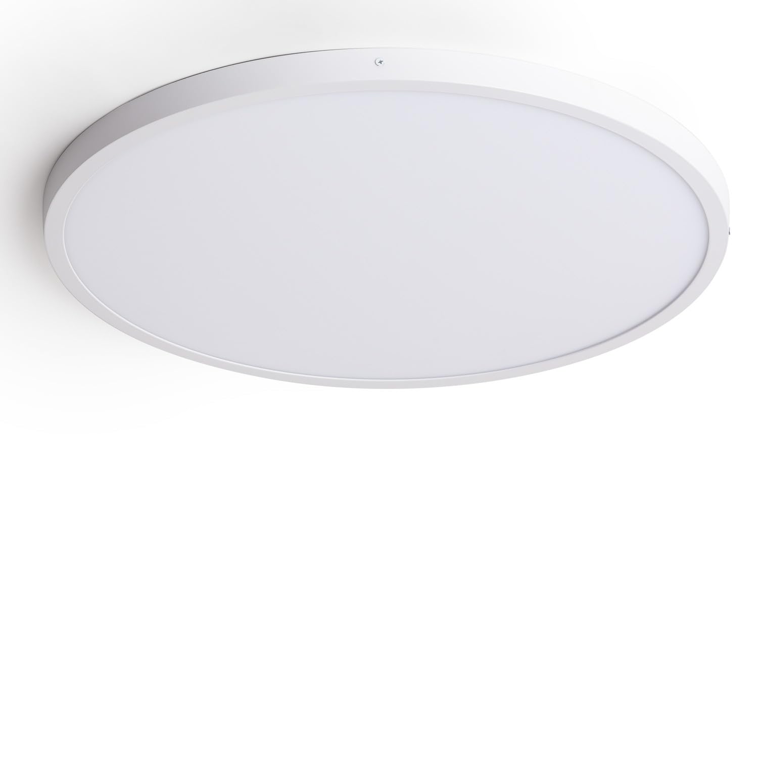 LEDKIA LIGHTING Plafón LED para Cocina, Comedor, Habitación 48W Circular Foco Downlight Empotrable Plano Temperatura de Color Seleccionable (Blanco Frío, Neutro, Cálido) Ø600 mm