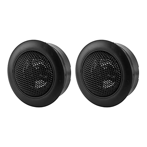 Qiilu 2Pcs Altavoces de Coche Tweeter 120W Reproductor música o pequeño Universal Alta Potencia 2500~25000Hz K9m393 Altavoz Coche Twitter Coche Echo Auto Alexa Coche 2024