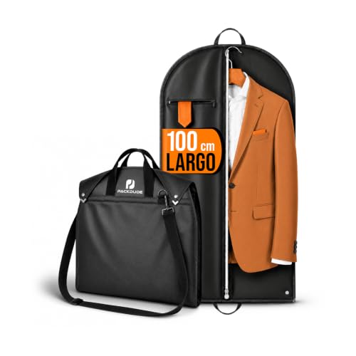 1x Portatrajes Hombre Viaje con Bandolera I Funda Traje I Fundas para Ropa