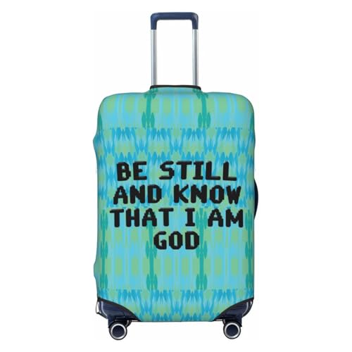 Be Still and Know That I Am God Suitcase Cover,Luggage Protector Suitcase Covers For Luggage,Luggage Covers for Suitcase (Small)