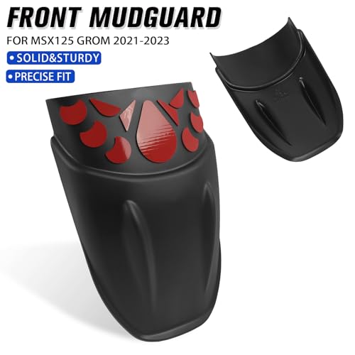 Image of CHIFUN Front Fender Mudguard Extender Wheel Cover Splash Guard Extension Replacement for Honda Grom MSX 125 MSX125 2021-2023 Motorcycle Dust Guards Accessories