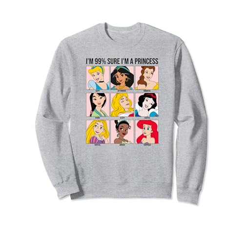 Sweatshirt Disney Princesses Group Box Up imprimé pour style décontracté