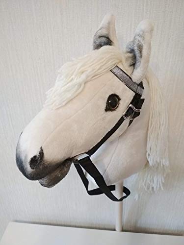 Hobby horse Realistic Palomino stick horse Hobbyhorse Horse on stick for children - Thumbnail 2