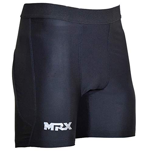 Image of MRX Men's Compression Shorts Lightweight Running Gym Training Sports Fitness Shorts