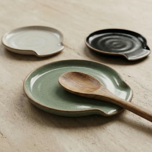 Beautiful Ceramic Spoon Rest for Stove Top - Perfectly Sized Spoon Holder for Your Kitchen...