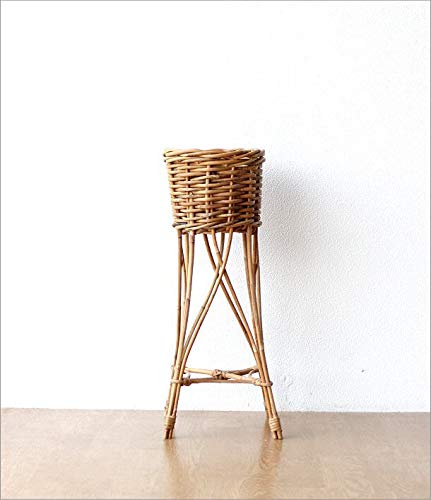 Amazon.co.jp: 鉢カバー おしゃれ ラタン プランターカバー 花台