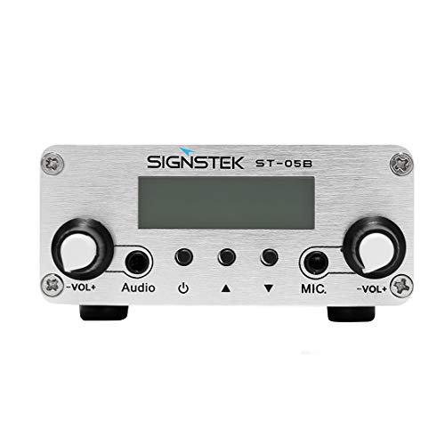 Signstek ST-05B Dual Mode Long Range Stereo Broadcast Home FM Transmitter with Antenna
