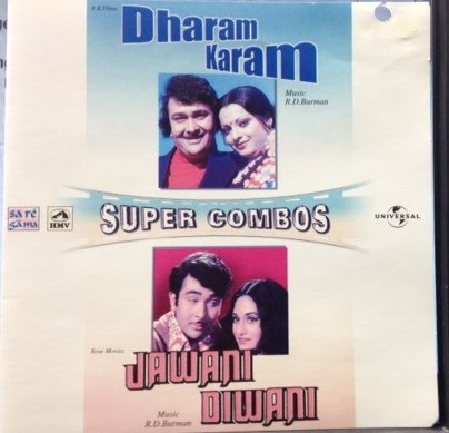 Dharam Karam / Jawani Diwani (Hindi CD)