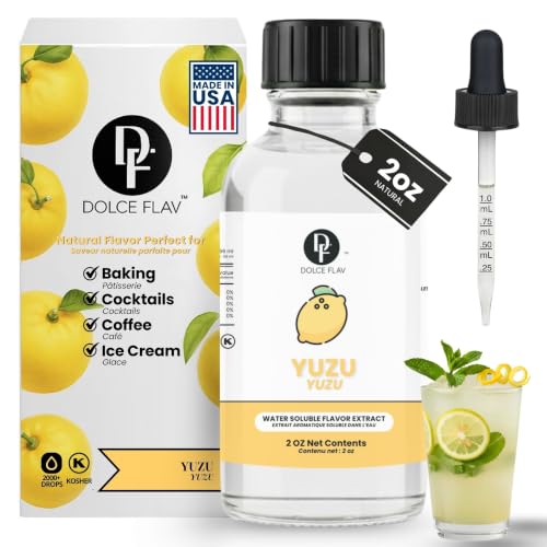 Image of Dolce Flav Yuzu Extract & Flavoring, for Drinks, Cocktails, 2oz