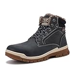 ARRIGO BELLO Botas Hombre Invierno Botines Zapato Nieve Clásico Forrado Piel Trekking Senderismo Talla 41-46 (5066-Azul, 43)