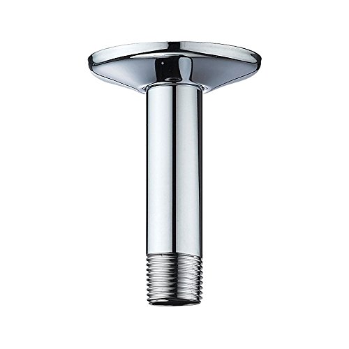 Image of Delta Faucet 4 inch Ceiling Mount Showerarm with Flange I Chrome I IAO35071
