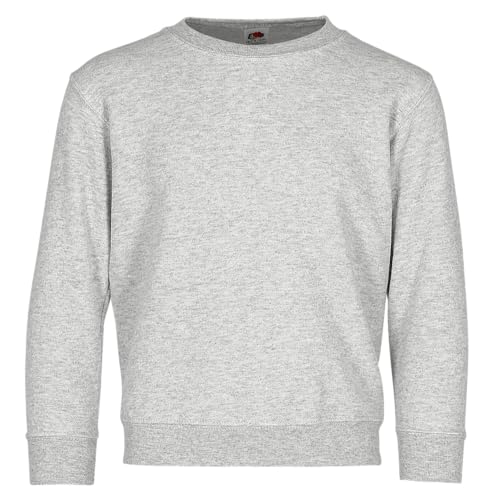 Sweat-shirt Fruit of the Loom enfant unisexe en coton molletonné col rond SS027B