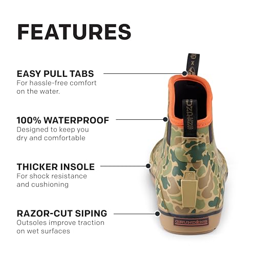 Image of Grundens Men's DECK-BOSS Ankle Boot | Durable, Waterproof