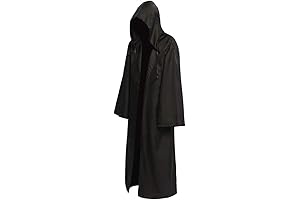 Wizard Tunic with Hooded Robe for Halloween Cloak Cosplay