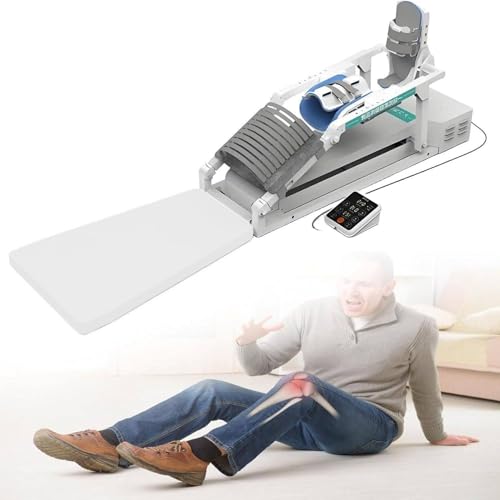 Entrenador eléctrico para rehabilitación de rodilla ajustable 140° miniatura 1