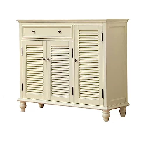 TCRAZY Gabinete Organizador de Entrada Gabinete de Zapatos nórdico de Madera Maciza Entrada al hogar Gabinete de división de Pasillo de Gran Capacidad Armario Zapatero de Porche Organizador de ZAPA