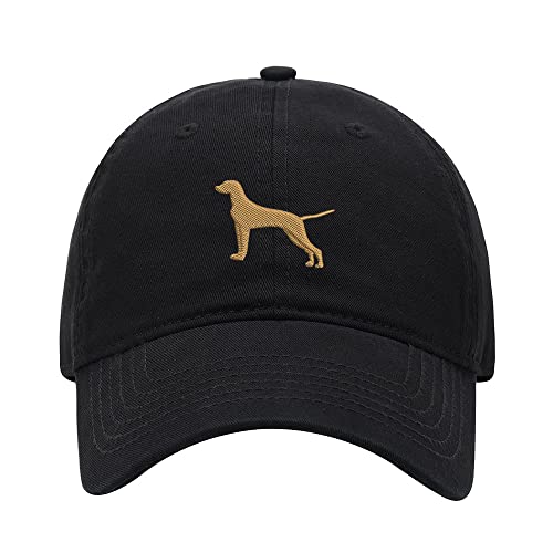 Gorra de béisbol para hombre con bordado de perro Vizsla miniatura 1