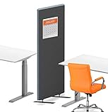 Stand Steady ZipPanels Office Partition | Room Dividers | Three Zip Together Panels Provide Privacy...