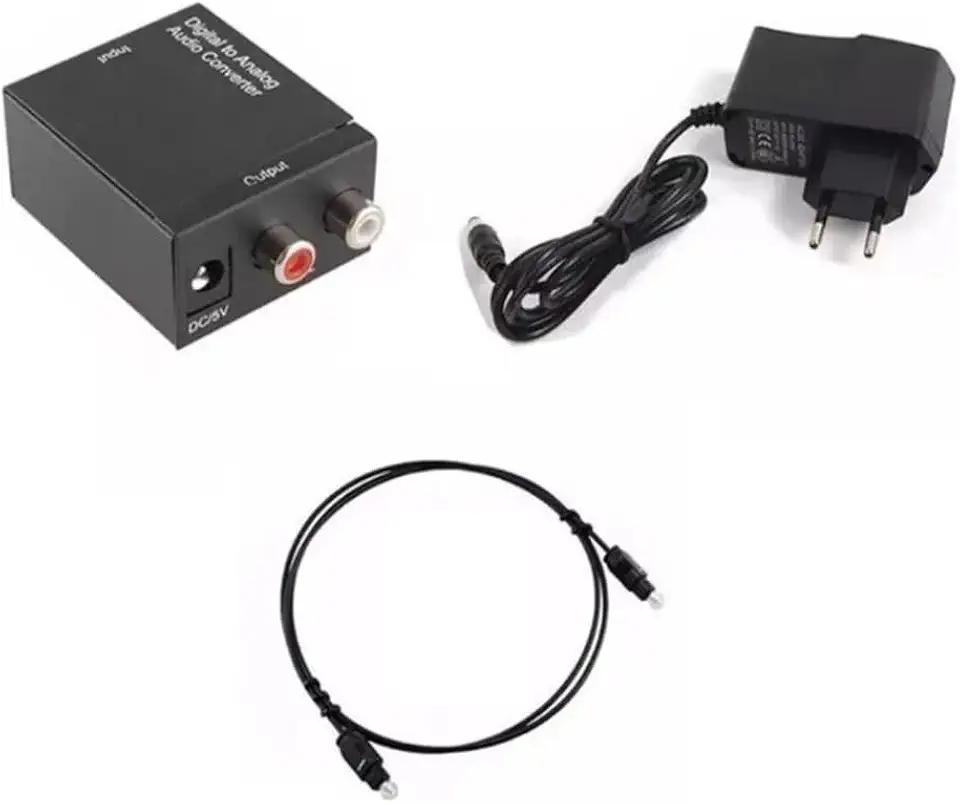 Conversor Audio Digital Analógico Home Theater Tv Game