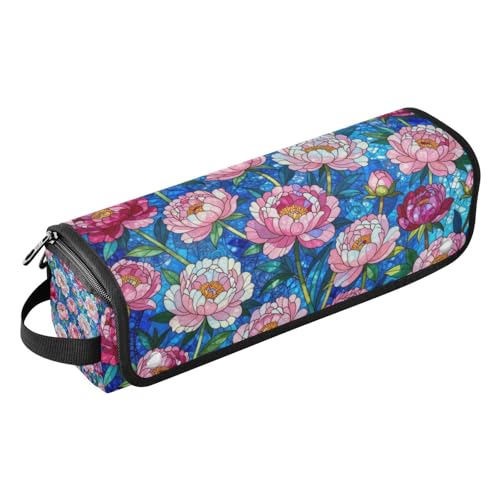 Organizador de Herramientas para Cabello 2 en 1 y Alfombrilla Resistente al Calor con Estampado Floral