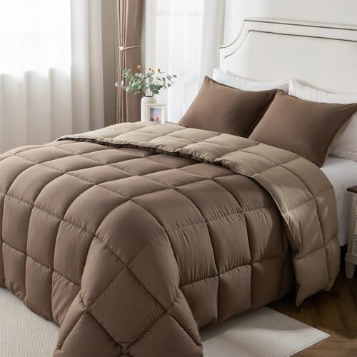 Image of KASENTEX King Comforter Set, Reversible, Goose Down Alternative, All Season