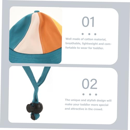 FRCOLOR Adjustable Sun Protection Hat Cute Cotton Fisherman Bucket Hat for Outdoor Summer Fun Breathable Mesh Design UV Protection3