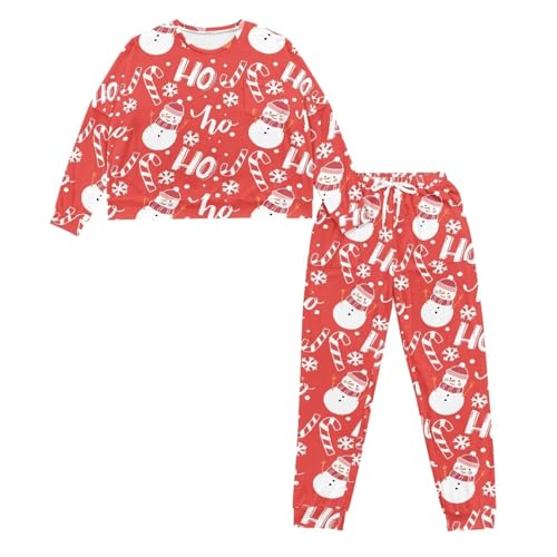 Image of Womens Lounge Set Long Sleeve Soft Pajama Sets