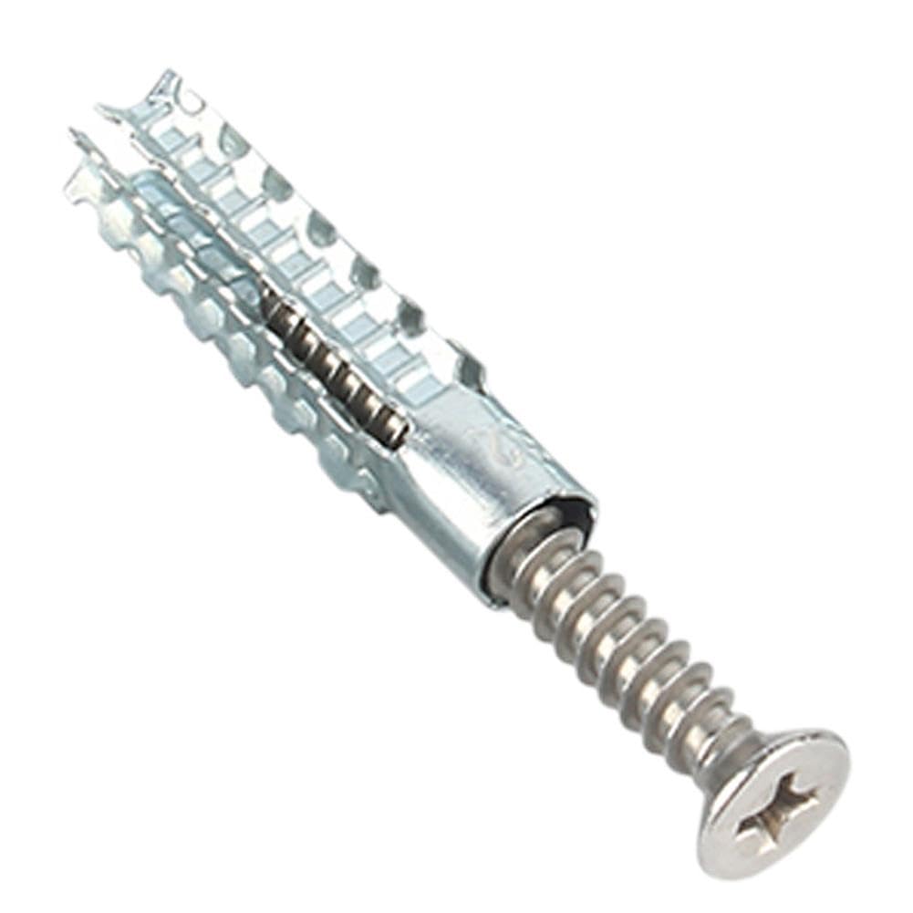 6×32mm Short Expansion Screw Set, Hinge Repair Screw & Expansion Anchor, Door Hinge Thread Repair Screws, Secure Cabinet Door Fastening, Suitable for Tile Stone Wood