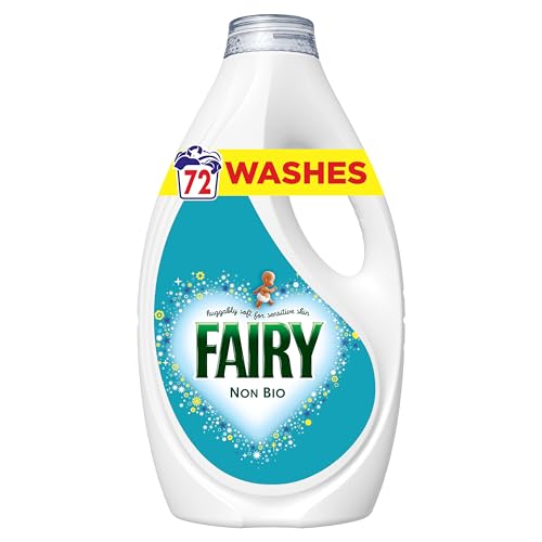 Fairy Non Bio Washing Liquid Laundry Detergent 72 Washes 2.232l Voted No1 for Sensitive Skin
