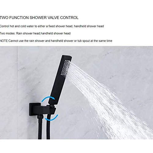 Sistema de ducha con mezclador de 3 vías de montaje en pared GOODBZ con ducha de mano miniatura 3