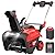 PowerSmart 80V MAX Cordless Snow Blower, 21-Inch Single Stage with 6.0Ah Battery and Charger (DB2801RB)