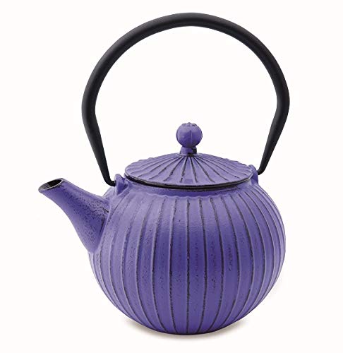 Shamila Panpukin - Tetera de hierro para infusiones, color morado
