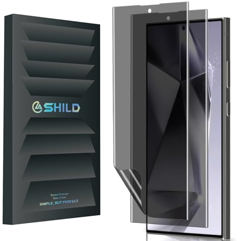 Image of SHILD TPU - (Pack 2 Privacy Screen Protector For Samsung S24 Ultra | Edge To Edge Privacy (Anti Spy) Screen Protector Guard For Galzxy S24 Ultra - Anti Spy /HD /Easy Application | Fingerprint Working