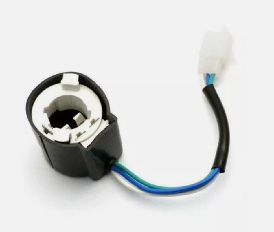 1PC BA20D Headlight Bulb Socket Ignitor Wire GY6-50 Chinese Scooter