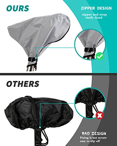 Image of New Bicycle Seat Cushion Waterproof UV Protection Unisex for Gym Bike Mountain Bike Road Bike with Protective Lock Durable Rain Dustproof Cover