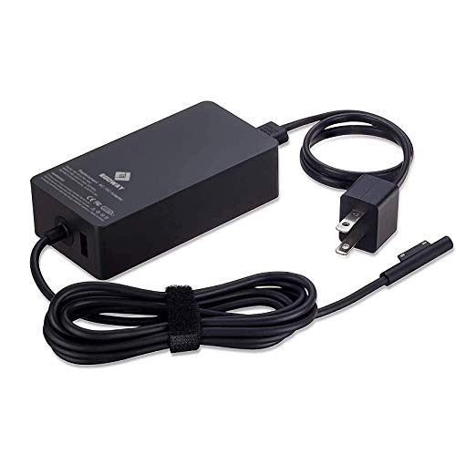 Surface Book 3 & Pro 127W 15V 8A AC Power Adapter - Compatible with Surface Pro X 7 6 5 4 3, Book 3 2 1, Laptop Studio 4 3 2 1, Go with 6ft Power Cord
