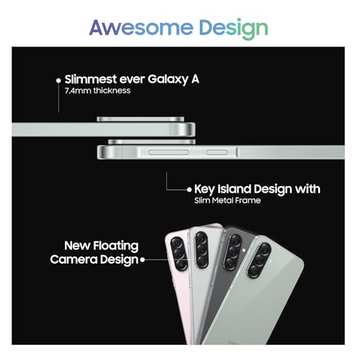 Image of Samsung Galaxy A56 5G (Awesome Olive, 8GB, 128GB) | Metal Frame | Gemini Live | Awesome Intelligence (AI): Circle to Search, Instant Slo-Mo, Auto-Trim, Object Eraser | Flagship Grade Camera