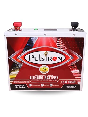 Image of Litor-200X 12Volt 200AH Lithium Ferro Phosphate Inverter Battery, Solar Compatible, Back Up More Than 350AH Lead Acid Battery, Long Life Up to 20 Years, Work with Any Normal Inverter, 5 Years Warranty