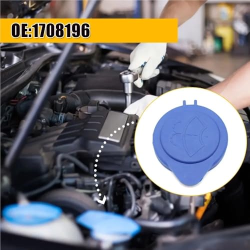 Tapa de botella limpiaparabrisas Ford Focus 2011-2015 con cierre hermético antiderrame de fluidos 5