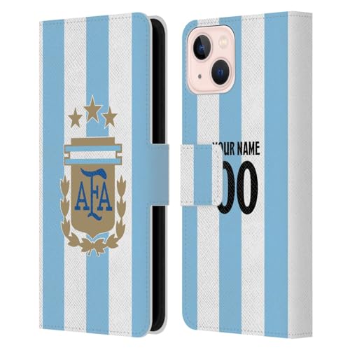 Coque Argentine Apple iPhone 13 Head Case étui portefeuille en cuir