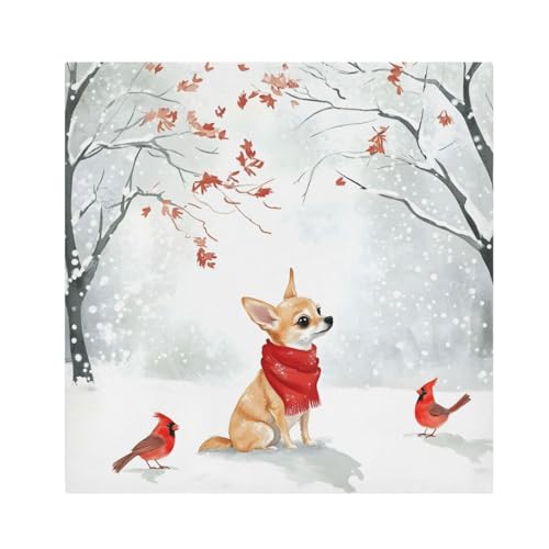 Servilletas de Tela Navideñas Multicolor Pack x6 miniatura 1